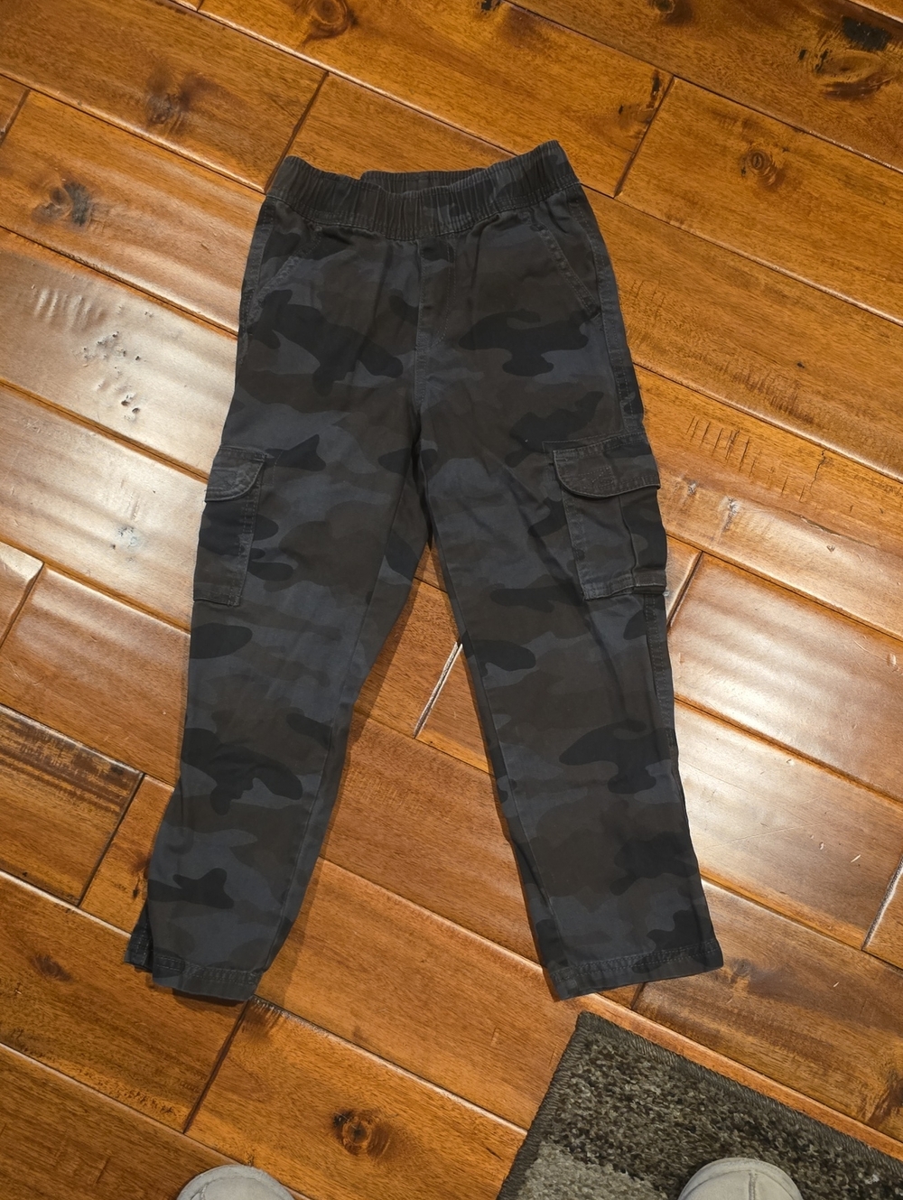 Place Boys Black Camo Cargo Joggers